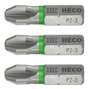 Pozi-Drive bits, PZ3, Pack of 10
