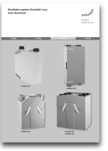 User Manual Comfoair 160 Luxe User Manual Comfoair 160 Luxe