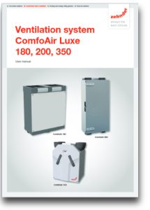 Comfoair 180 User Guide