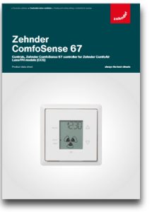 Zehnder ComfoSense 67 Data Sheet