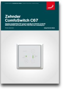ComfoSwitch C67 Data Sheet