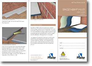 Spacetherm-Multi for floors installation guide
