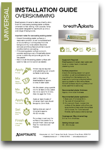 Installation Guide - Universal: Overskimming